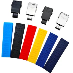 Aftermarket Rubber Strap for Breitling Avenger, Navitimer, Superocean – 20/22/24mm