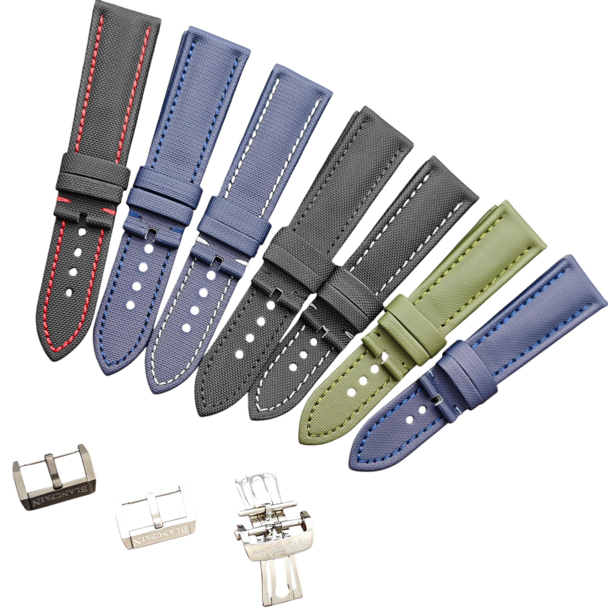 Canvas Fabric Strap for IWC Portugieser, Portofino, Big Pilot – 20/21/22mm Canvas Straps Luxury Rubber, Leather & Metal Watch Straps