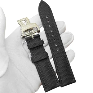 Canvas with Leather Strap for Blancpain Fifty Fathoms – 23mm