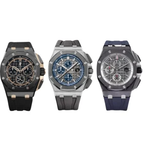 FKM Rubber Band for Audemars Piguet AP Royal Oak Offshore 15710, 15703, 26400, 26045 – 28/30mm