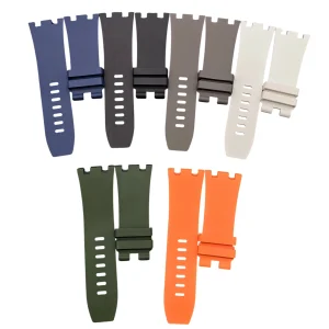 Gumijasti pašček FKM za Audemars Piguet AP Royal Oak Offshore 15710, 15703 – 28 mm gumijasti paščki bgstraps.com Gumijasti pašček FKM za Audemars Piguet AP Royal Oak Offshore 15710, 15703 – 28 mm