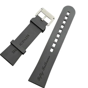 Aftermarket FKM Rubber Band for Blancpain Fifty Fathoms Watch – 23mm