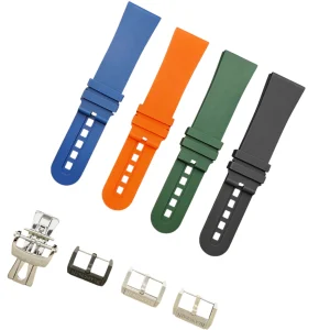 FKM Rubber Strap for Blancpain Fifty Fathoms Watch – 23mm