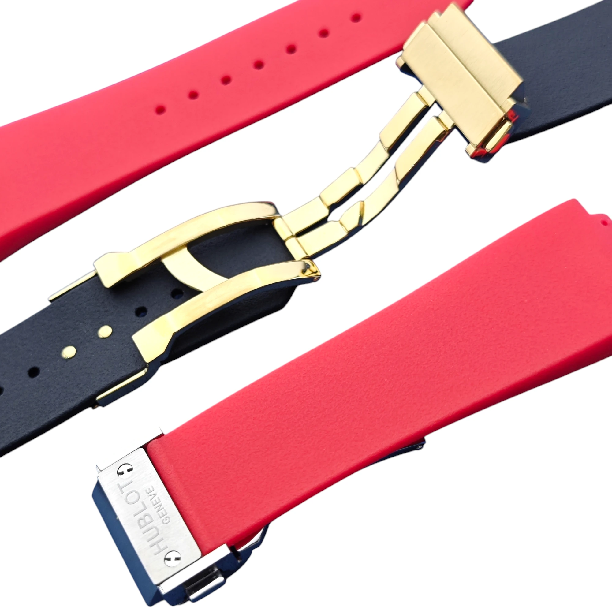 Replacement Rubber Strap for Hublot King Power Series – 29x19mm Rubber Straps Luxury Rubber, Leather & Metal Watch Straps