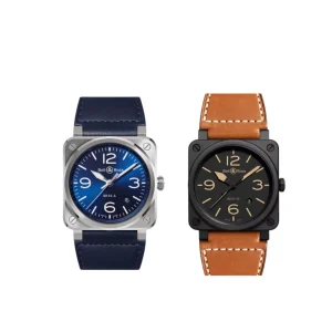 Leather Strap for Bell & Ross BR01, BR03 Watch – 34x24mm
