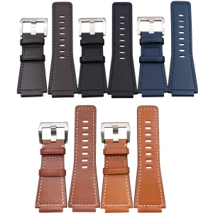 Leather Strap for Bell & Ross BR01, BR03 Watch – 34x24mm
