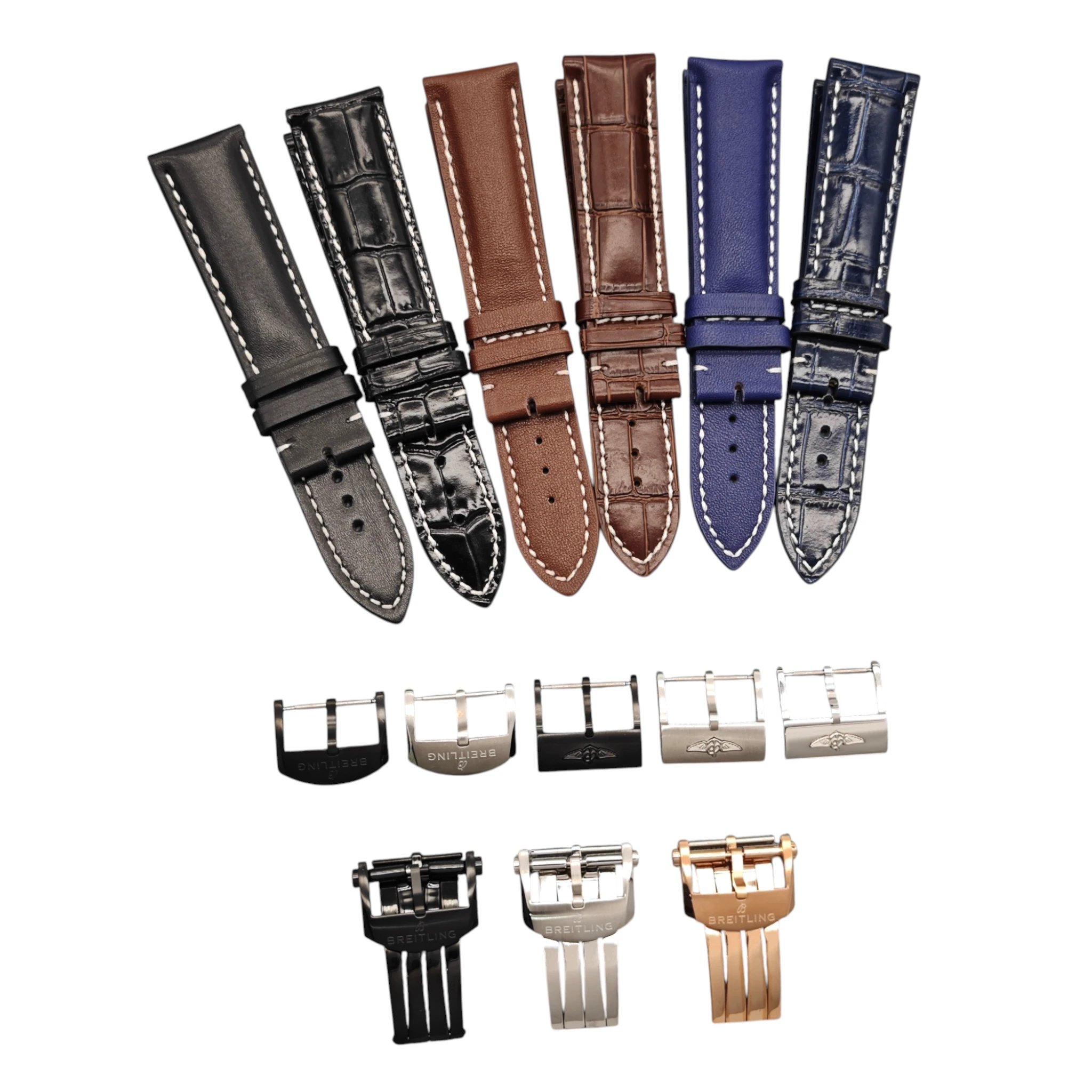 Leather Strap for Breitling Avenger Navitimer Superocean %E2%80%93 20 22 24mm 1