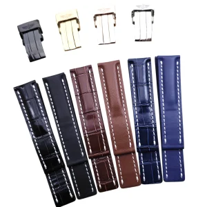 Genuine Leather Band for Breitling Avenger, Navitimer, Superocean – 20mm,22mm,24mm