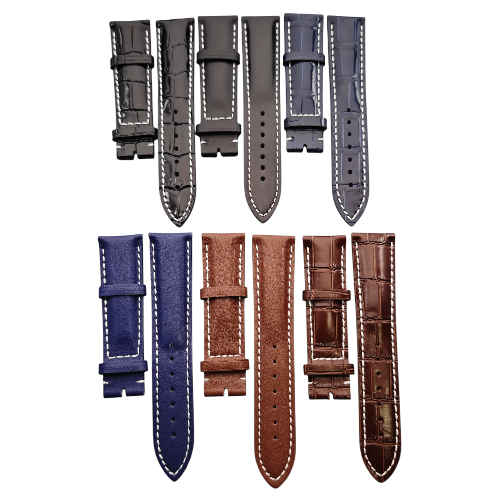 Genuine Leather Band for Breitling Avenger, Navitimer, Superocean – 20mm,22mm,24mm Leather Straps Luxury Rubber, Leather & Metal Watch Straps