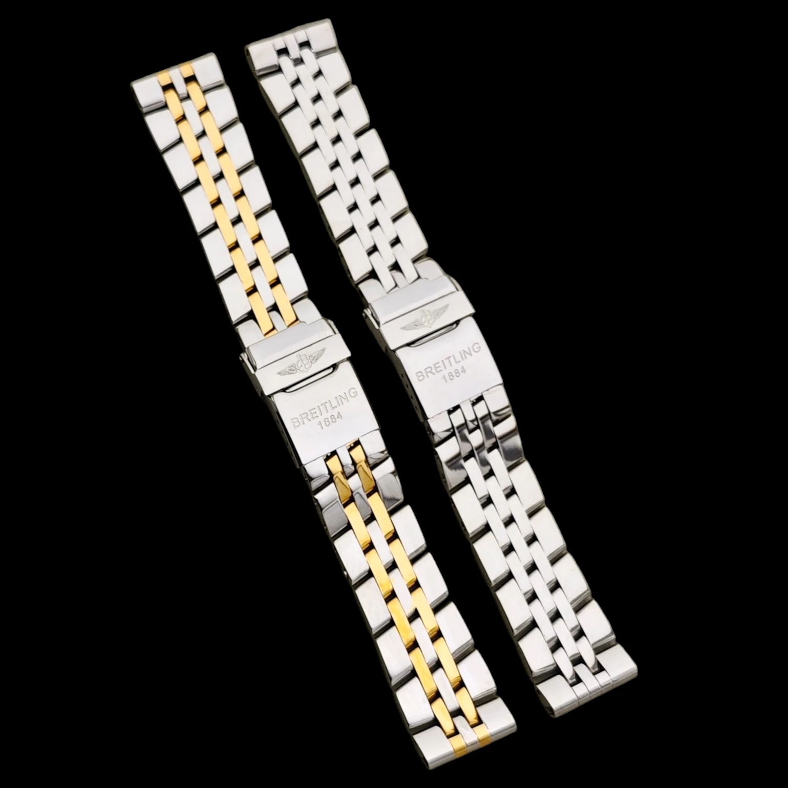 Stainless Steel Bracelet for Breitling Avenger with Curved End – 22mm Stainless Steel Bracelets Luxury Rubber, Leather & Metal Watch Straps