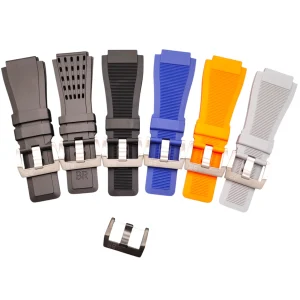 Rubber Strap for Bell & Ross BR01, BR03 Watch – 34x24mm
