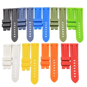 Aftermarket Rubber Strap for Panerai Officine PAM Watch – 22mm/24mm