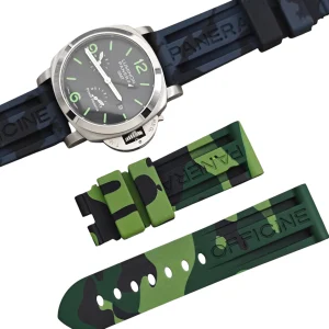 Camo Rubber Strap for Panerai Officine Luminor – 22mm/24mm