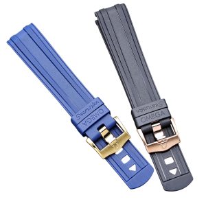 Curved Rubber Strap for Omega Seamaster 300 Series Planet Ocean 600 – 20/22mm