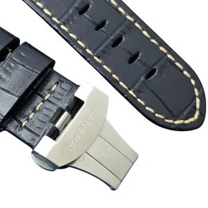 Folding Deployant Buckle Clasp for Panerai Rubber and Leather Straps – 22mm