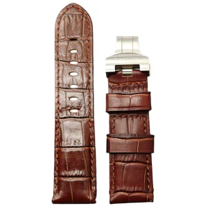 Genuine Alligator Leather Strap for Panerai Luminor PAM441 PAM111– 24mm