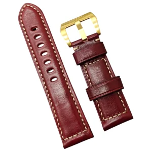 Genuine Flat Leather Strap for Panerai Officine Luminor – 24mm