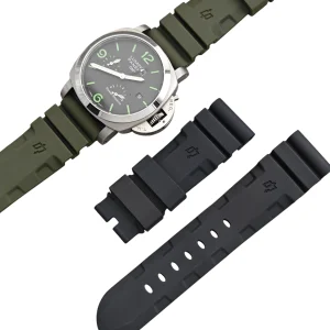 Replacement FKM Rubber Band for Panerai Luminor Marina, Submersible – 22mm/24mm/26mm