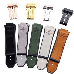 Replacement Nubuck Leather Strap for Hublot King Power Series – 29x19mm