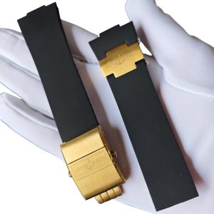 Replacement Rubber Strap for Ulysse Nardin Diver Watch – 25x12mm
