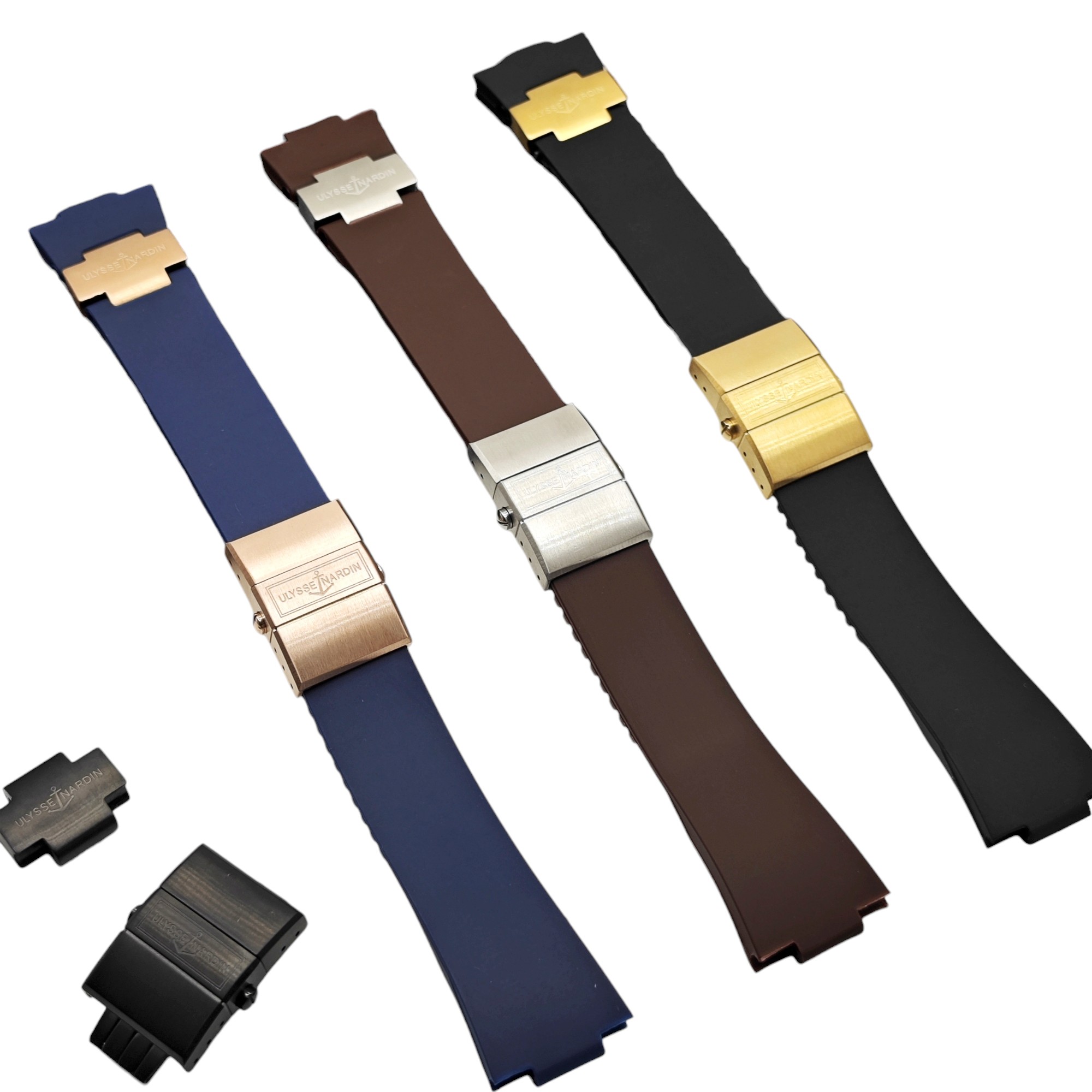 FKM Rubber Band for IWC Aquatimer Series IW356802 IW376705 Quick Release – 22mm Rubber Straps Luxury Rubber, Leather & Metal Watch Straps