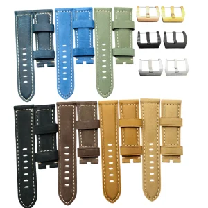 Suede Leather Strap for Panerai Luminor PAM441/PAM111 – 22mm/24mm