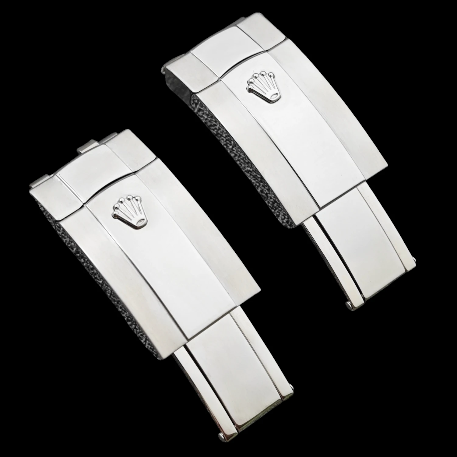 Glidelock Deployment Buckle for Rolex Submariner, Datejust, Daytona Strap – 9x9mm Buckle Clasp Luxury Rubber, Leather & Metal Watch Straps
