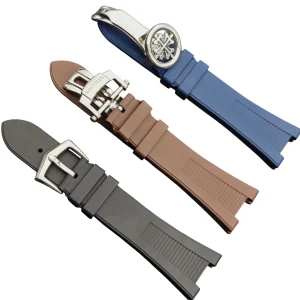 Buckle Clasp for Patek Philippe Nautilus Rubber and Leather Straps – 18mm