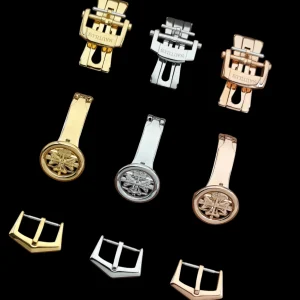 Buckle Clasp for Patek Philippe Nautilus Rubber and Leather Straps – 18mm