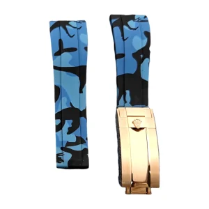 Camo Rubber Strap for Rolex Submariner, Daytona, GMT, YachtMaster – 20mm,21mm