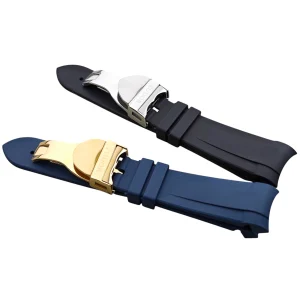 FKM Rubber Strap for 41mm Tudor Black Bay 1958 GMT Curved End – 22mm.