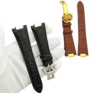 Genuine Leather Strap for Patek Philippe Nautilus Series 5711/5712G – 25x13mm