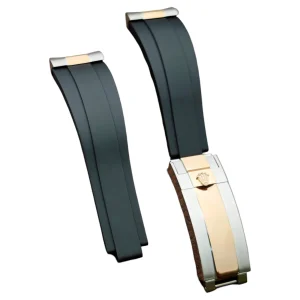 Oysterflex Strap for Rolex Daytona, Submariner, GMT, Yacht-Master, Datejust – 20mm with End Links