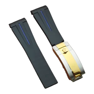 Rubber Band for Rolex Submariner, Daytona, GMT Series Curved End – 20mm