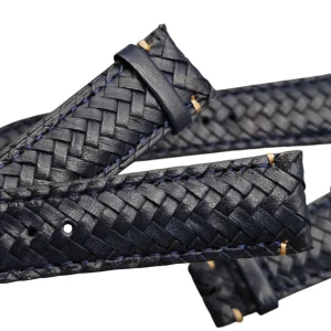 Woven Leather Strap for IWC Portugieser, Portofino, Spitfire, Mark 18 – 20mm,22mm